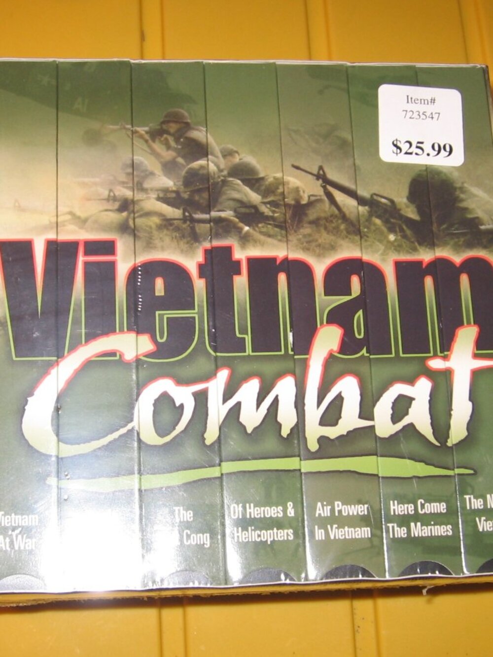 Vietnam Combat (VHS/EP, 7-Tape Set) New Still Sealed in Factory Wrap